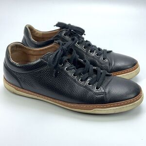 Allen Edmonds PORTER DERBY Men's Sz 8.5 D Black Leather Casual Sneakers Shoes